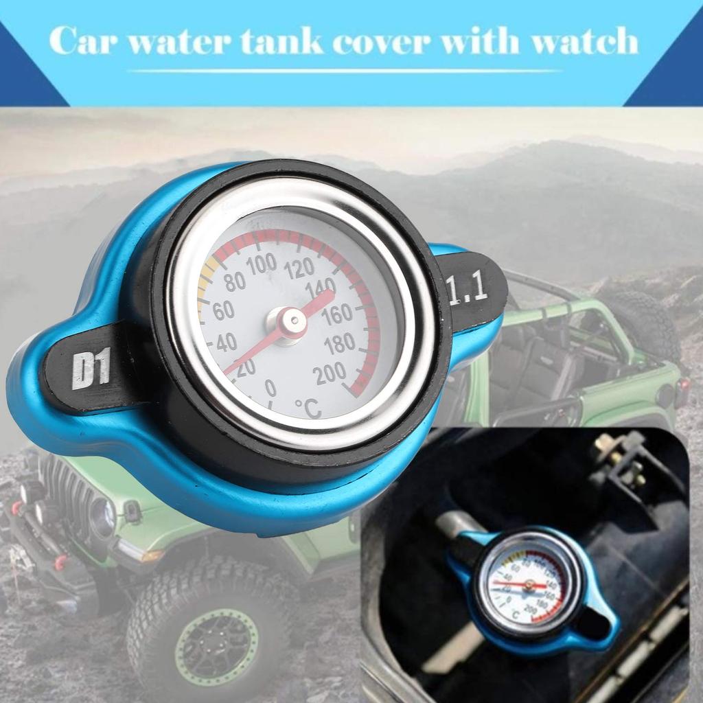 Car Radiator Cover Universal Car Thermostat Radiator Cap Leak Proof Tank Cover with (Big Head 1.1bar)