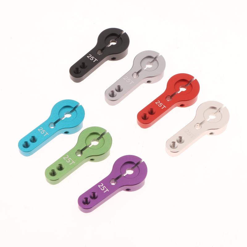 25T M3 Metal Rc Servo Horn Aluminum Arm Set For Mg995 Mg996R E9001 Futaba Savox Xcore Hl Hsp Powerhd Jx Spt Dspower Diy Car Toy