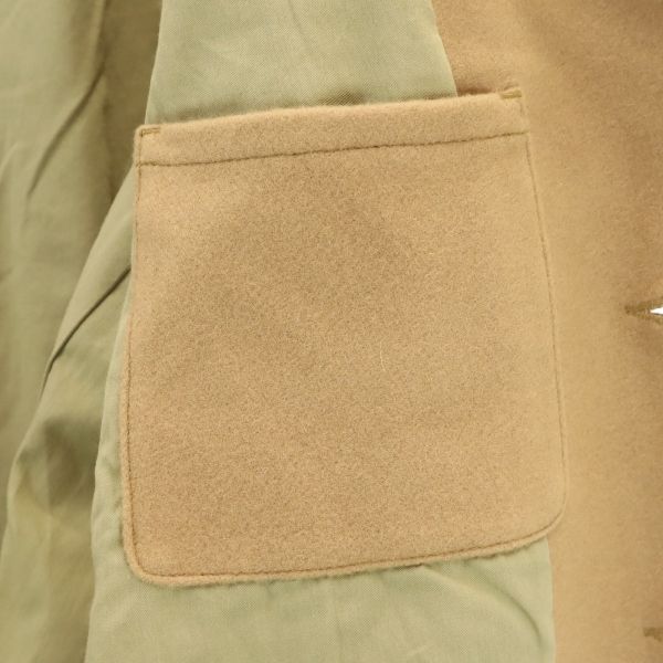 unused Johnbull wool blend Melton Jacket L Camel Men's Used