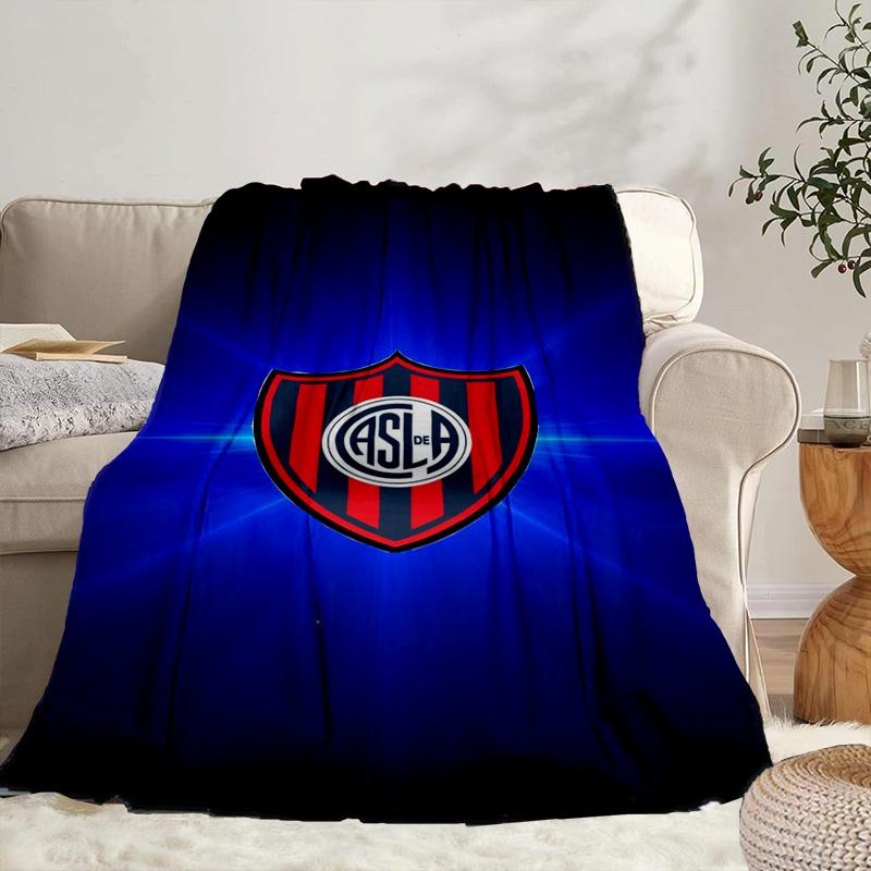 Club Atletico San Lorenzo  Portable Blanket/Soft Blanket Bedding Blanket Suitable for Travel Camping Living Rooms Offices Sofas Fan Gifts