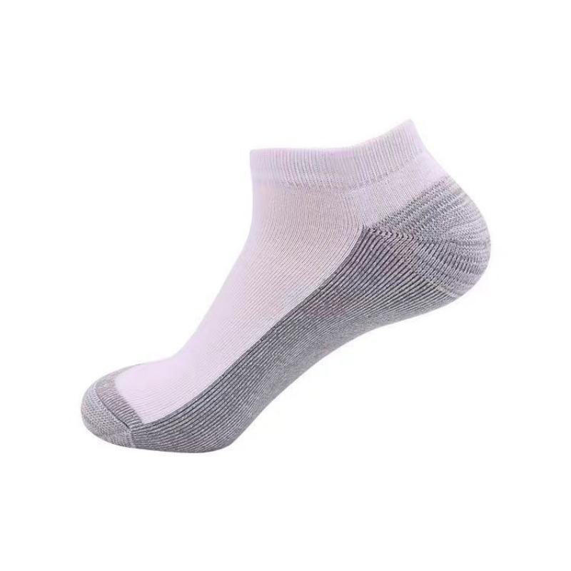 Men's Professional Sports Thickened Towel Bottom Matching Color Running Socks