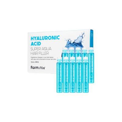 Hyaluronic Super Aqua Hair Filler Hydrating & Repairing Hair Ampoule 13ml × 10pcs