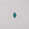 Apatit Edelstein 925 Sterling Silber Schmuck Partywear Ring Jahrestagsgeschenk Für Liebe CZR-20-11