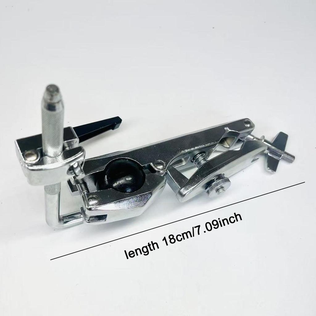 Cymbal Stand Clamp Drum Hardware Professional Extended Cymbal Holder Adjustable Easy Installation Drum Clamp Drum Set Clamp