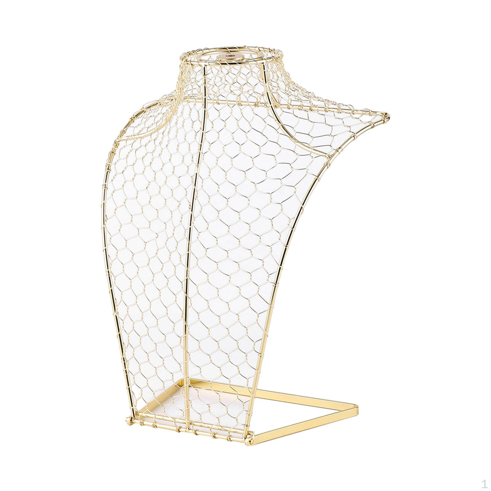 

Ювелирный дисплей, бюст, ожерелье, подставка, многофункциональный прочный кулон 25cmx14cmx33cm золотой