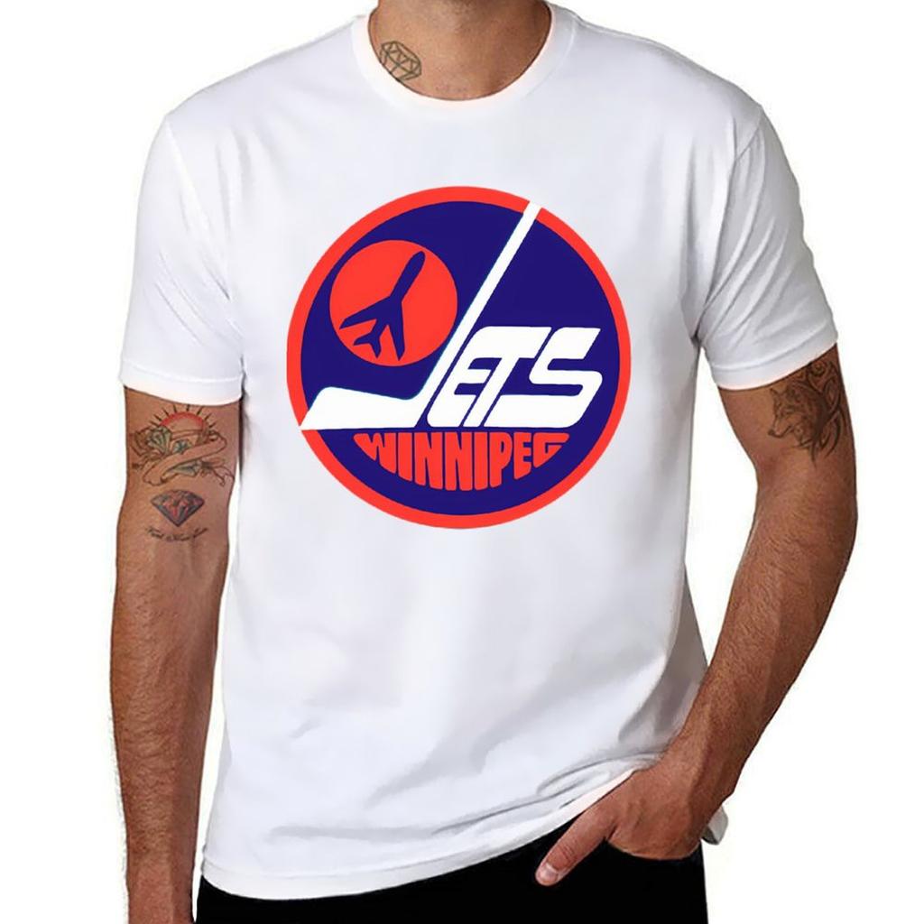 Jets Winnipeg T-Shirt Anime-Shirt Valentinstag Boutique Kleidung Rapper Grafik-T-Shirts Anime-Shirts Herren