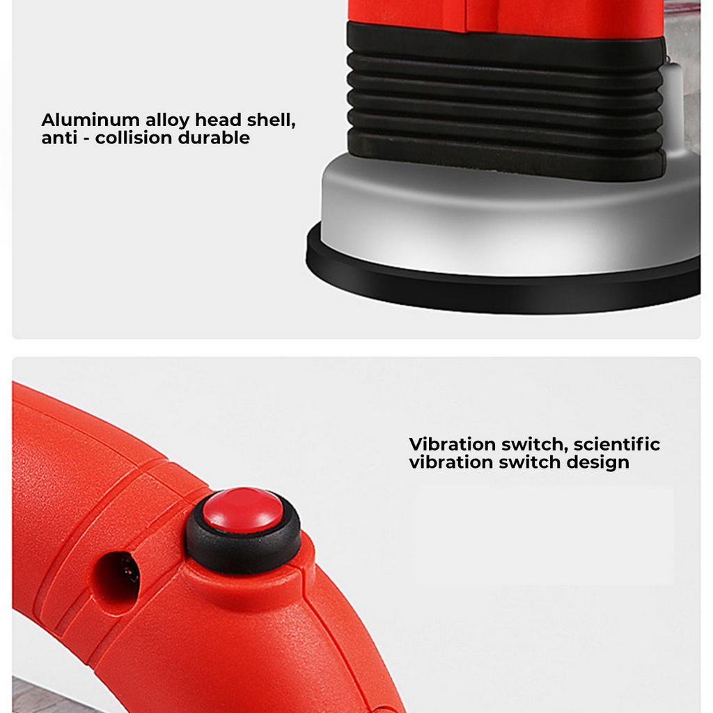 2000 mah 60-120mm Portable Tiling Tiles Machine Tiles Vibrator Suction Cup Adjustable Automatic Floor Vibrator Leveling Tool With Battery