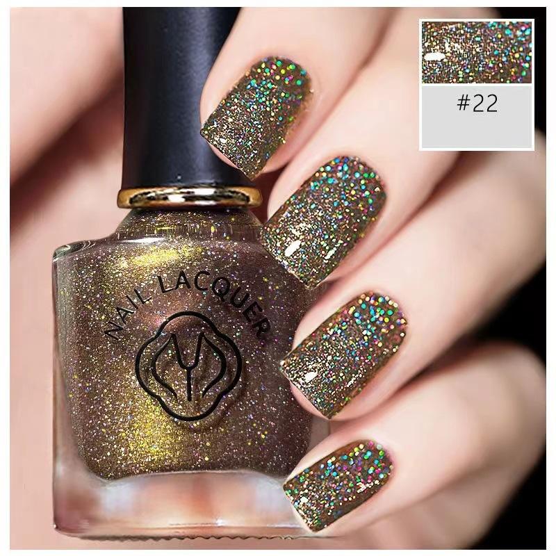 

26 цветов нового лазерного лака для ногтей Net Red Star Diamond Violet Snow Leaf Lotus Light Fish Smoke Rose Gold 22