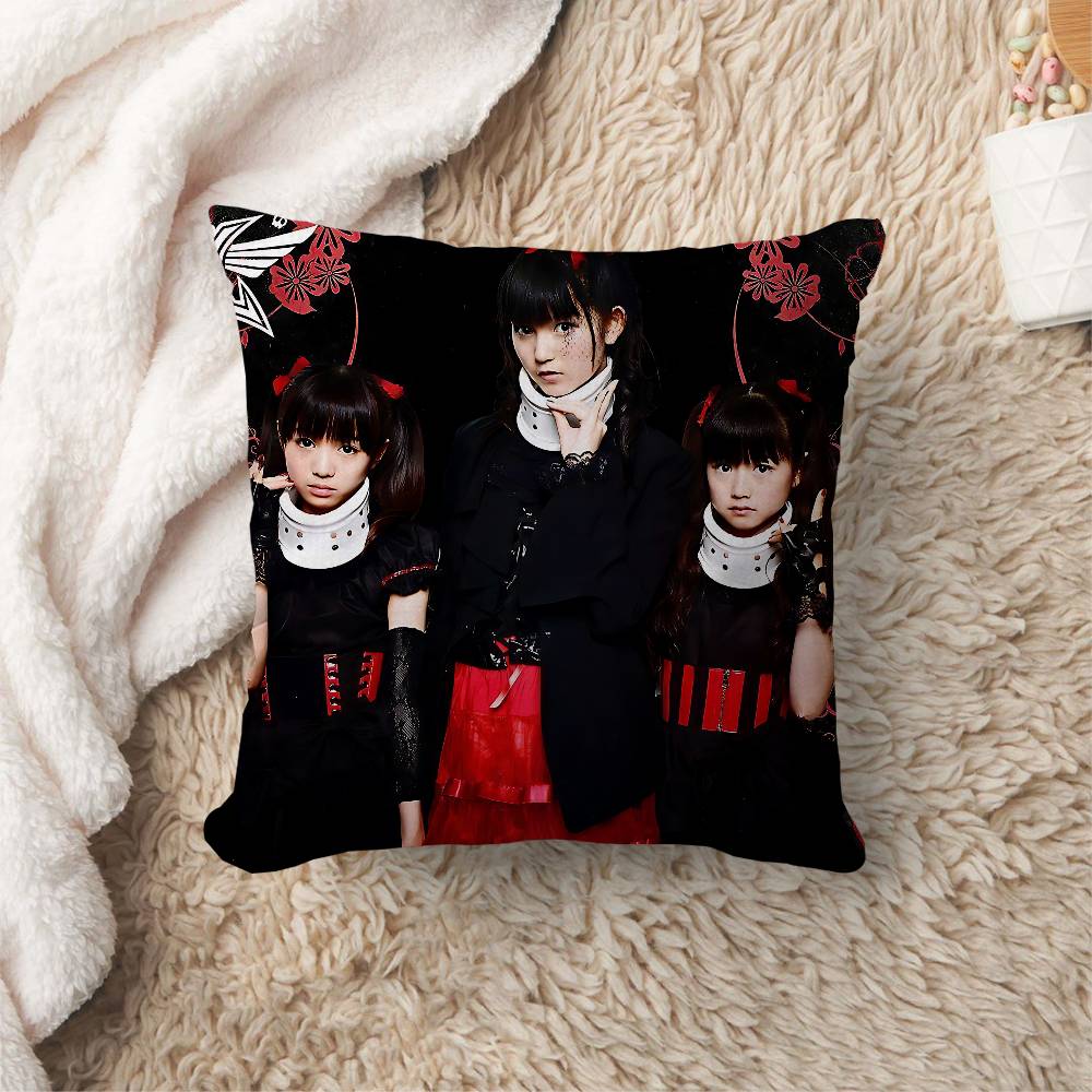 Japanese BBABYMETAL Band Music Cushion Cover Decorative Pillow Sofa Home Decor Case Pillow Cases
