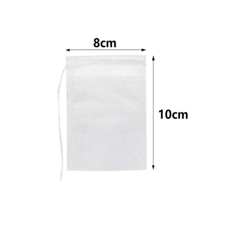 Disposable Teabags Non-woven Fabric Tea Filter Bags for Coffee Spice Tea Bag with Empty Tea Bags With Strings Nylon Filter Bag