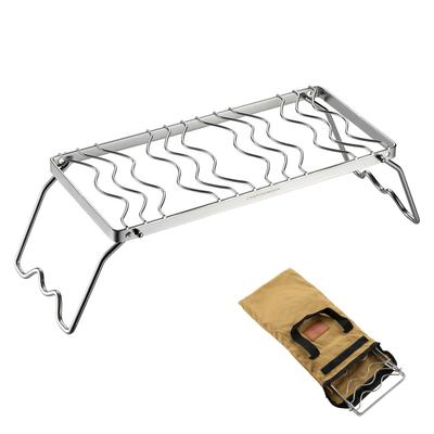 CAMPING MOON Cooktop Stand Mini, 2-Level Adjustable Height, Stove Stand with Storage Bag, 350mm, MS-1111