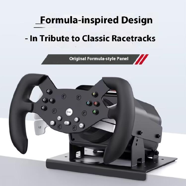 Ergonomic Racing Wheel Replacement Aluminum Frame Enhanced Grip Texture Easy To Use for Simulation Gaming Controllers