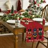 Rechteckige Weihnachts-Tischflagge Schneemann-Druck Tischdecke Weihnachts-Tischläufer Küche