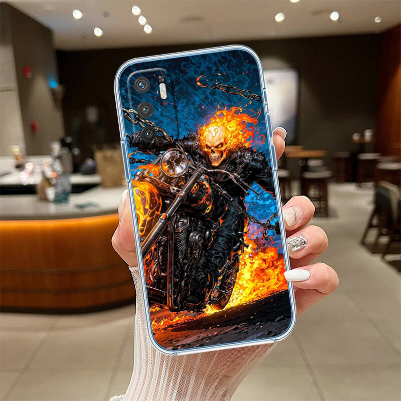 Ghost Rider Phone Case for Motorola G14 G15 G24 G30 G31 G32 G34 G41 G42 G51 G52 G50 G60S G60 G62 G72 G71 G73 G84 G85 G200 E32