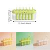 Cartoon Silicone Ice Cream Mold 6 Grids Ice Candy Mold Portable Ice Cream Box  Kitchen