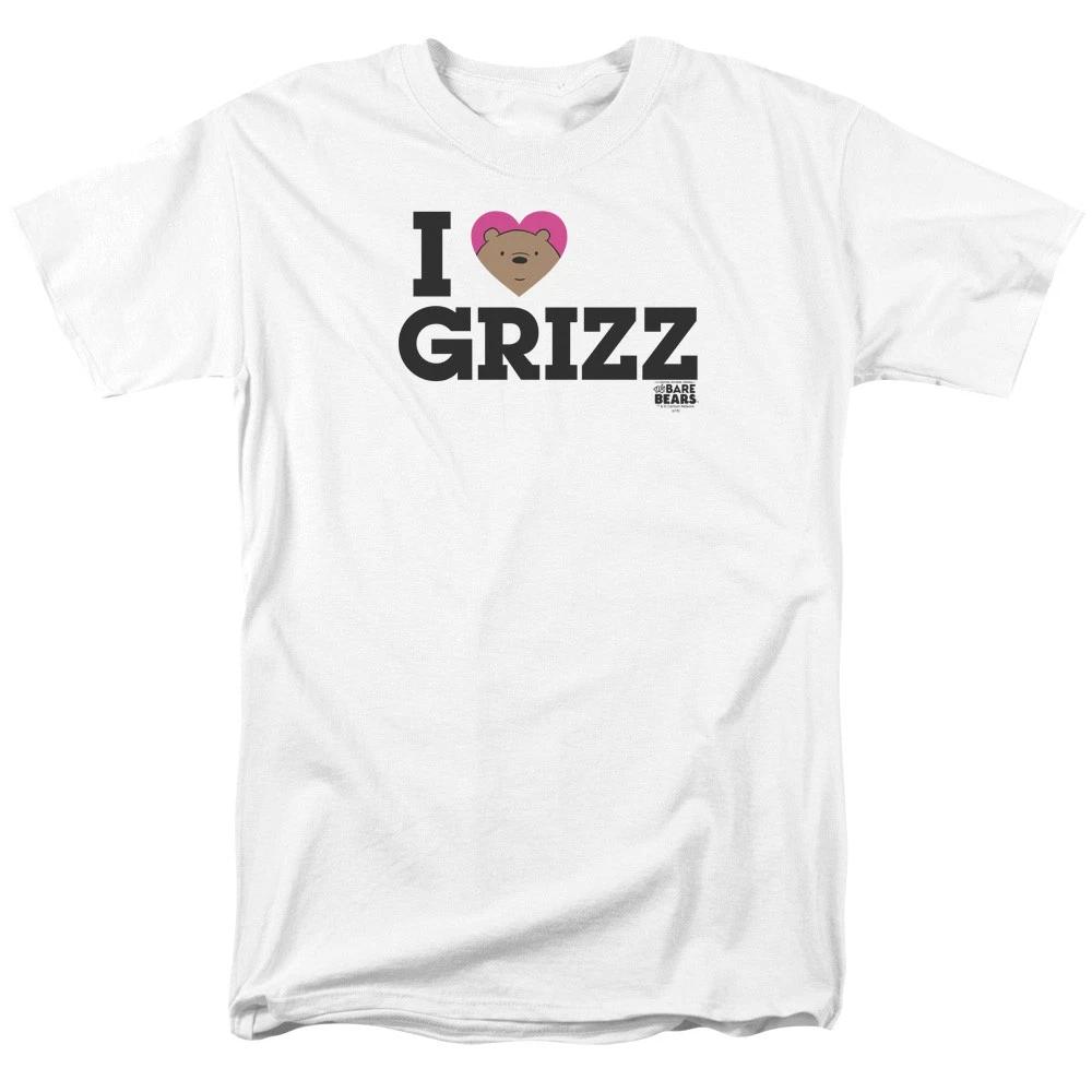 We Bare Bears - Heart Grizz - Unisex Short Sleeve Children s T-shirt - White 140