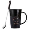 12 Twelve Constellation Ceramic Cups, Water Cups, Gift Box Set, Coffee Cup With Lid Spoon
