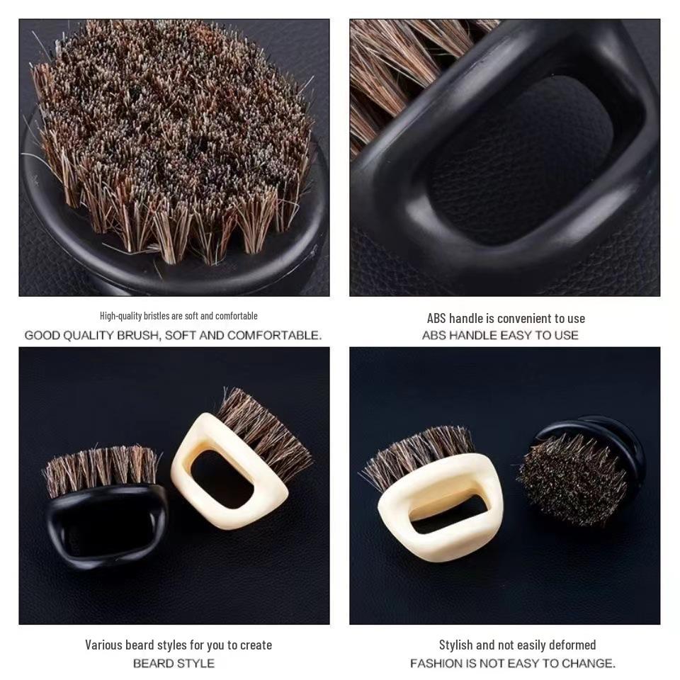 Retro Men's Bristle Beard & Hair Cleanup Brush