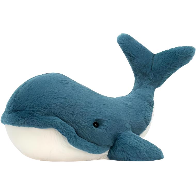 Jellycat Ocean Animal Wally Whale Companion Doll Plush Doll 10cm/15cm/18cm Height