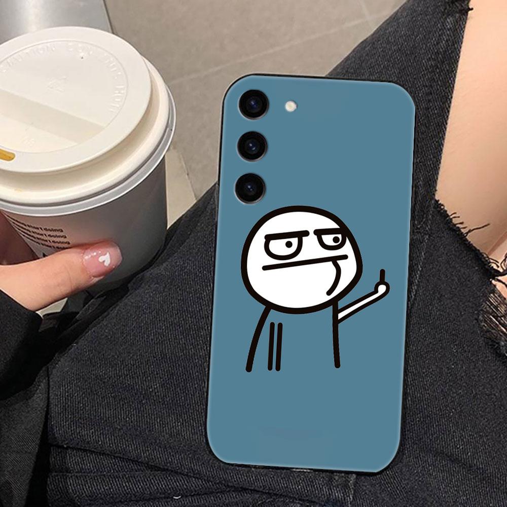 Cartoon Cute Funny Man Phone Case For Samsung Galaxy S26 S25 EDGE S24 S23 S22 S21 S20 FE S10 Ultra PLUS LITE Case Shell Cover