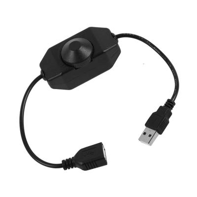 DC5V Dimmable USB Knob Manual LED Dimmer Touch Switch for LED Strip Light 1 Channel Brightness Adjust Switch Controller