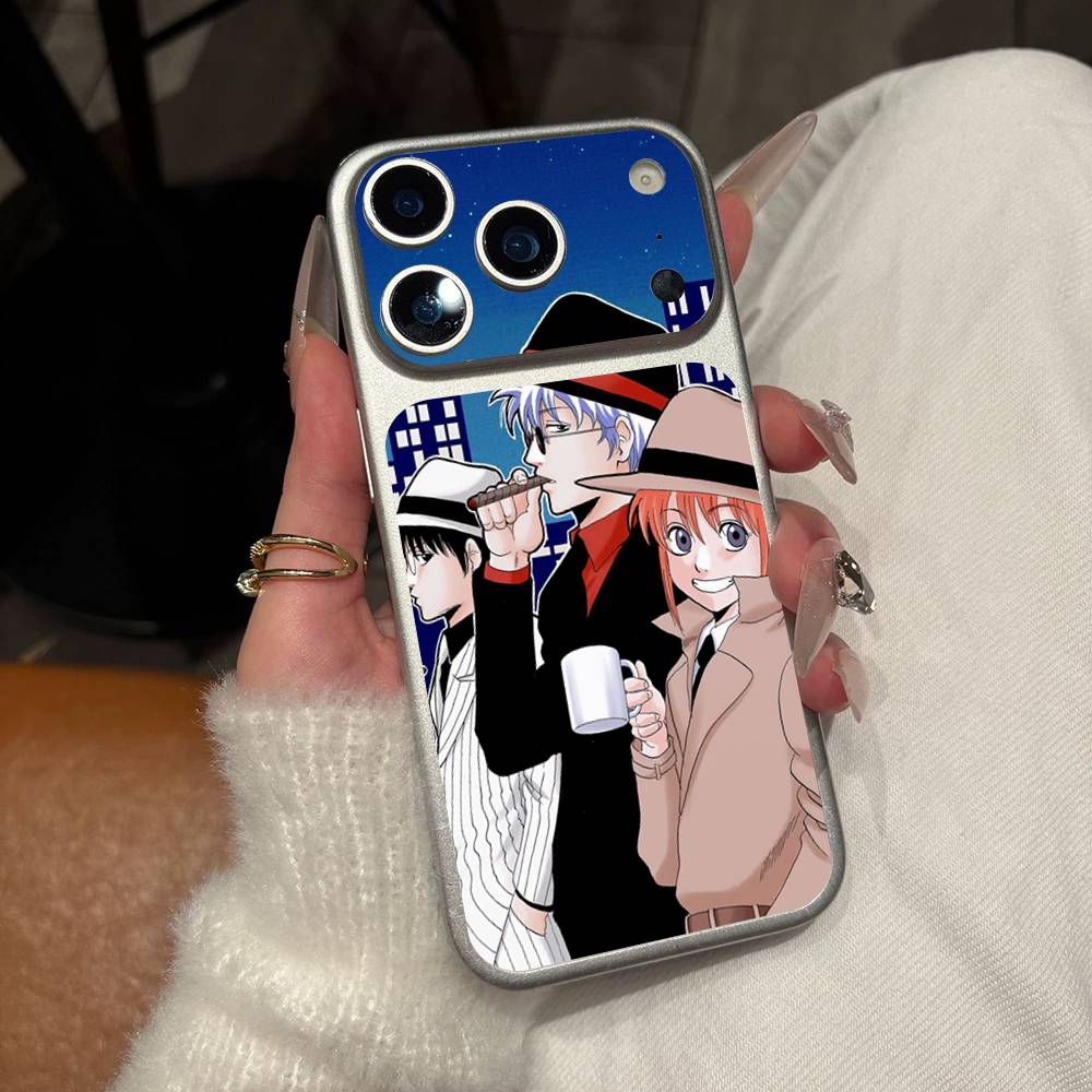 Funny Anime GINTAMA Protective Back Wrap Skin Decal Sticker For IPhone 17 Pro 17 Pro Max
