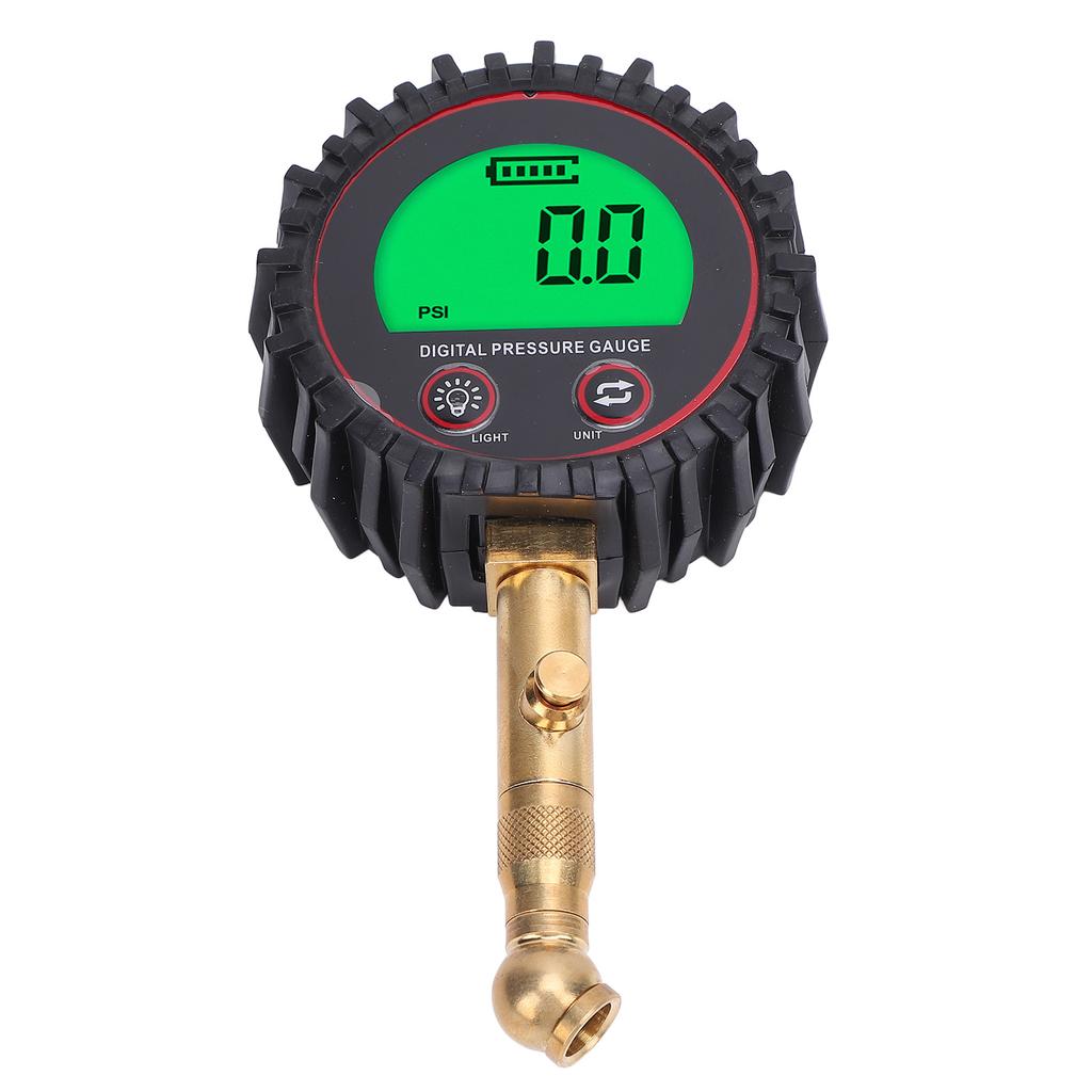 Digital Tire Pressure Gauge with Rotatable Joint Professional High Accuracy 1 8 10MM Thread Easy Read LCD Display