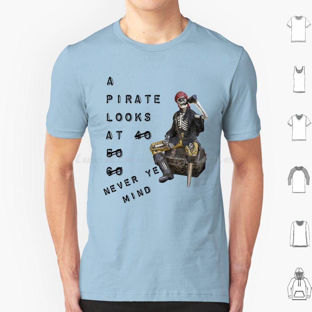 A Pirate Looks At 60 T Shirt 6xl Cotton Cool Tee Jimmy Buffett Beach Parrothead Margaritaville Buffett Parrot Surfing Pirate