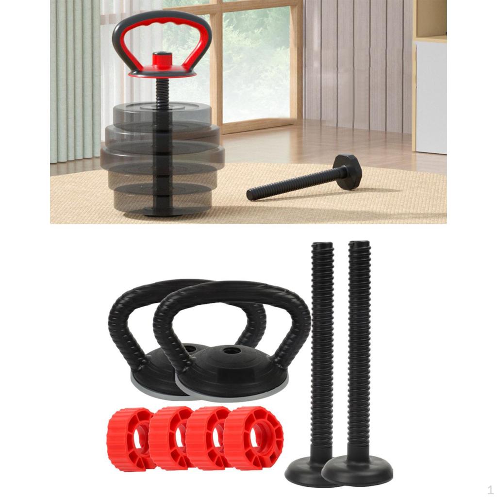 Adjustable Kettlebell Handle Converter for Dumbbell to Weight Plates