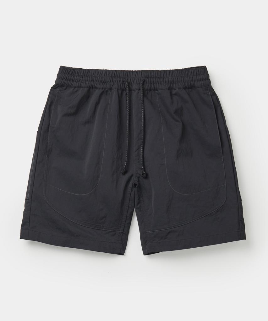 Kueo Contrast Stitch Active Shorts (Black)