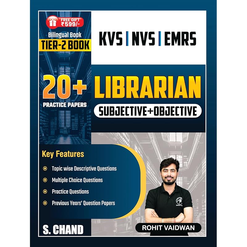 Librarian (Subjective + Objective) UP LT Grade KVS/NVS/EMRS Exam & Other Teaching Exams 2026 Tier Book 2026 + Practice Papers MCQ, Practice