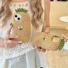 For iPhone 15 Silicone Case Cute Funny Potato Design Shockproof Phone Back Cover