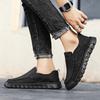 Men‘s Casual Shoes Handmade Leather Loafers Comfortable Men's Shoes Leather Flat Moccasins Men Sneakers