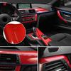 Car Sticker PVC Red Self-adhesive Protective Film Waterproof and Scratch-proof Suitable for Gear Handle Center Console Panel