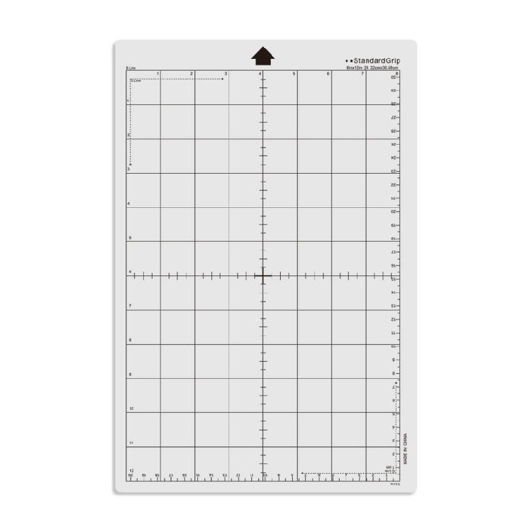 3 Sheets 12x8'' Adhesive Cutting Mats for Silhouettes Portrait PVC Cut Mats