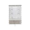 Flower Lace Sheer Window Curtain Elegant Light Filtering Privacy Pulling Design Drape with Rod Pocket For Home Decors
