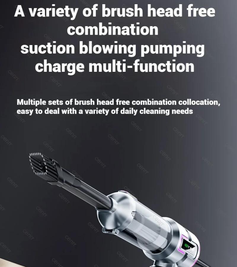 NEW 998000PA Car Vacuum Cleaner Portable Handheld Cordless Powerful Car Cleaner Type-C Rechargeable Strong Suction Vacuum Cleaner for Car Cleaner