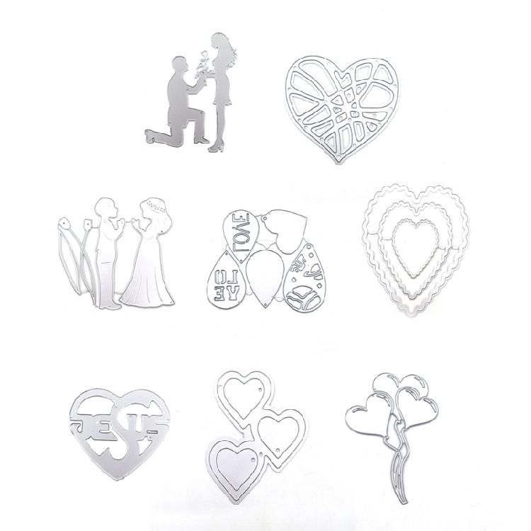 Hochzeit Stanzformen Herz Stanzformen Schablonen Vorlage Formen für DIY Karten Foto