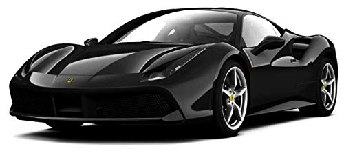 

Bburago Ferrari 1/43 Scale Diecast Model Car: Ferrari 488 GTB (Black) [Parallel Import]