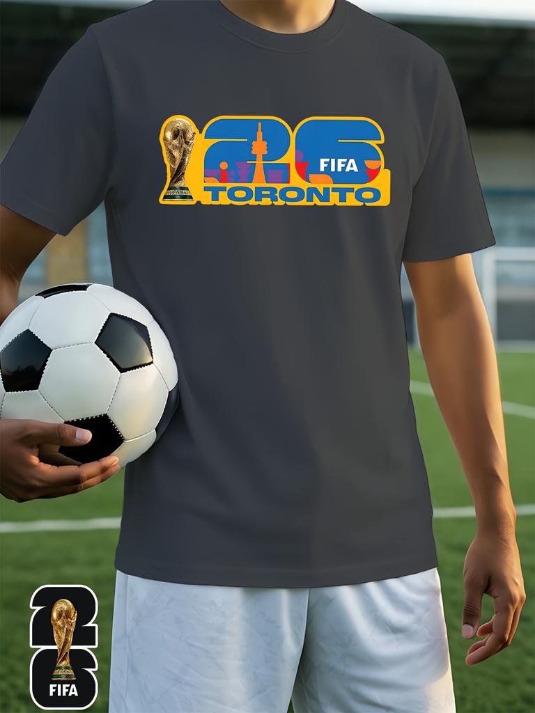 Men'S Home Wear Top [FIFA World Cup Authorization] FIFA. 2026 World Cup Sports Short Sleeved Casual Men'S Clothing