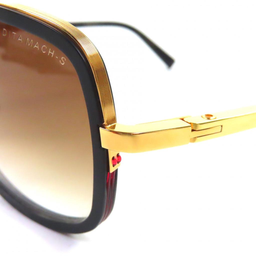 Excellent DITA sunglasses MACH-S Eyewear gold mens DTS412 Used