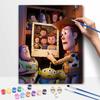 Disney Digital Oil Painting Art Kit Toy Story Handmade Coloring Painting Home Decor