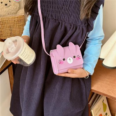 New Children's Bag Cute Rabbit Small Bag Casual Bag Shoulder Messenger Bag Mini Cartoon Baby Change Bag