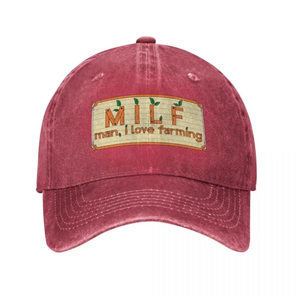 2025 Summer Unisex I Love Farming Baseball Cap Hiking Hat Kids Hat Women Hat Casual and Versatile Outdoor Sun Protection Fashion