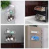 mengmiandaxia Magnetic Bathroom Rack, Seasoning Storage, Rust-Proof Strong Magnetic Wall-Mounted, Bath Storage, Washing Machine Storage, Refrigerator