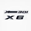 New Letters XDrive30d Trunk Emblem Badge For BMW X6 E71 F16 E72 G06 Stickers Lettering Accessories