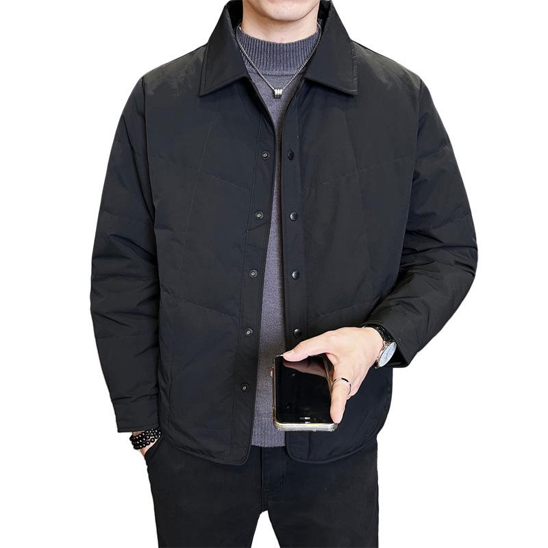 National Standard 90 Men's Trendy Winter Lapel Down Jacket