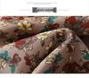 2026 Spring Retro Floral Midi Dress with Ruffle Collar and Tie Waist