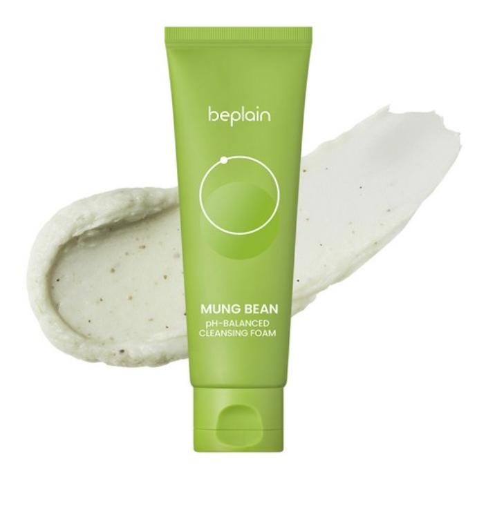 Beplain Mung Bean Mild Acidic Cleansing Foam 80ml – Gentle & Hydrating