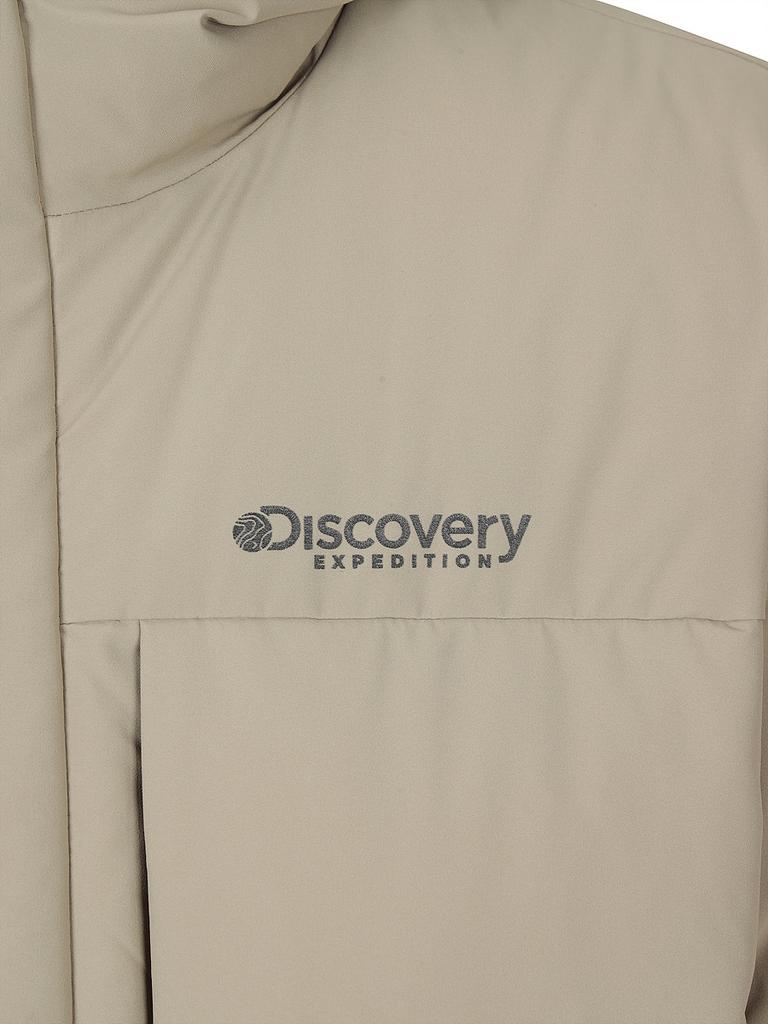 Discovery Expedition Men'S Leicester G Goose Down Long Padded Jacket (L/Beige)